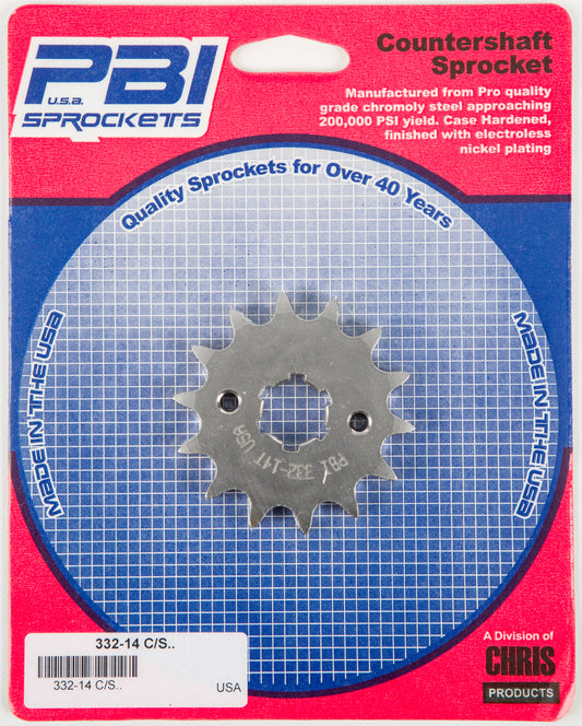 Front Cs Sprocket Steel 14t 428 Hon/Yam