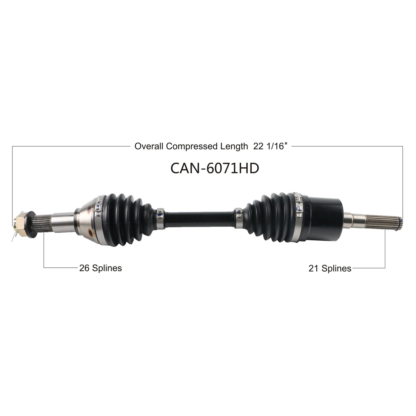 Hd 2.0 Axle Front Right