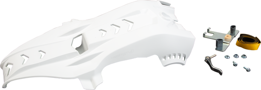 Fortress Skid Plate With Link Protector White