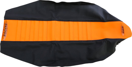 Pleated Gripper Seat Ktm Orange/Black
