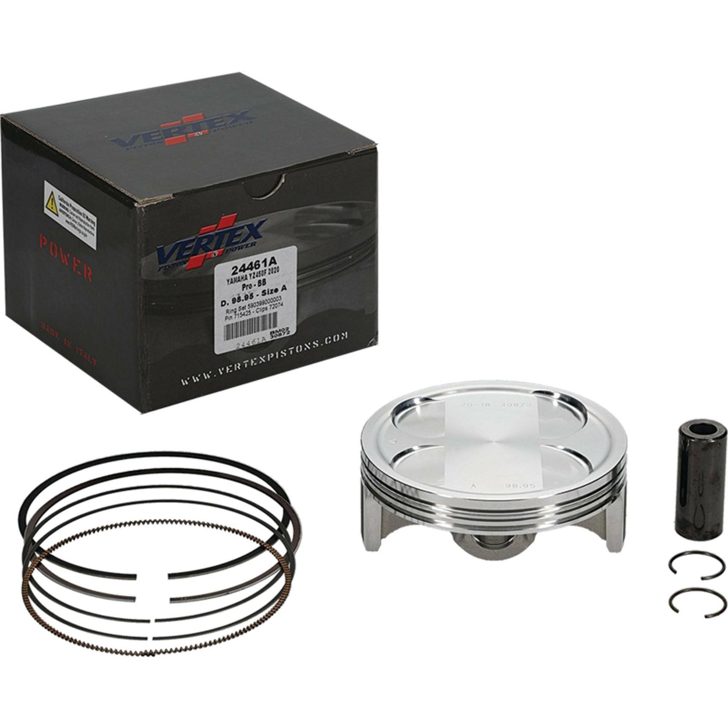 Piston Kit Bb Forged 98.95/+2.00 12.8:1 Yam
