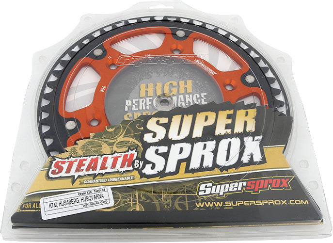 Rear Stealth Sprocket Alu/Stl 49t 520 Org Husq/Ktm