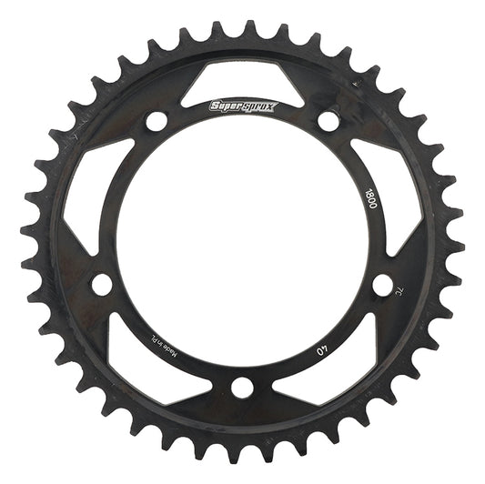 Rear Sprocket Steel 40t 530 Blk Suz