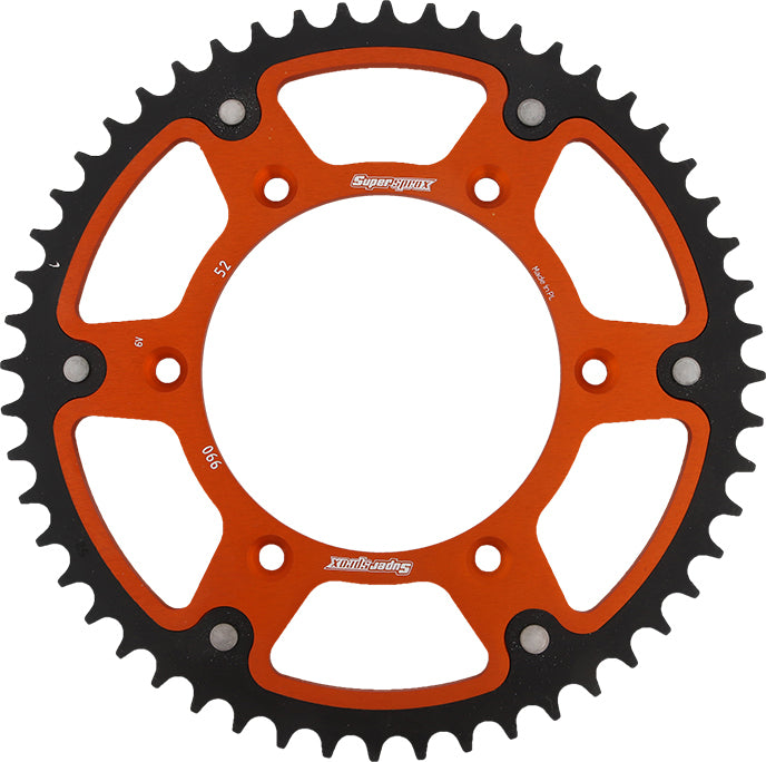 Rear Stealth Sprocket Alu/Stl 52t 520 Org Hus/Husq/Ktm