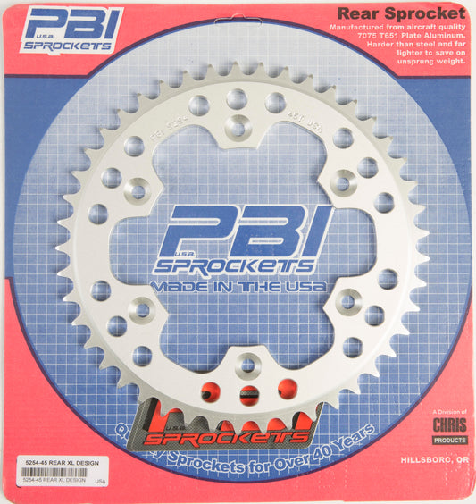 Rear Sprocket Aluminum 45t 520 Hus/Husq/Ktm