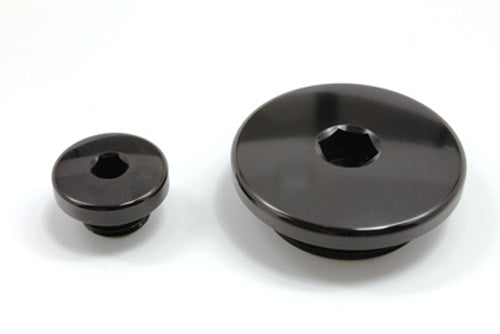Engine Plugs Black Engine Plugs Yz450f '06 09 Blk