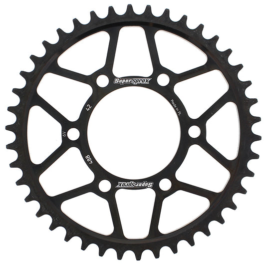 Rear Sprocket Steel 42t 530 Blk Kaw