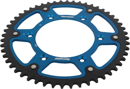 Rear Stealth Sprocket Alu/Stl 52t 520 Blu Hus/Husq/Ktm