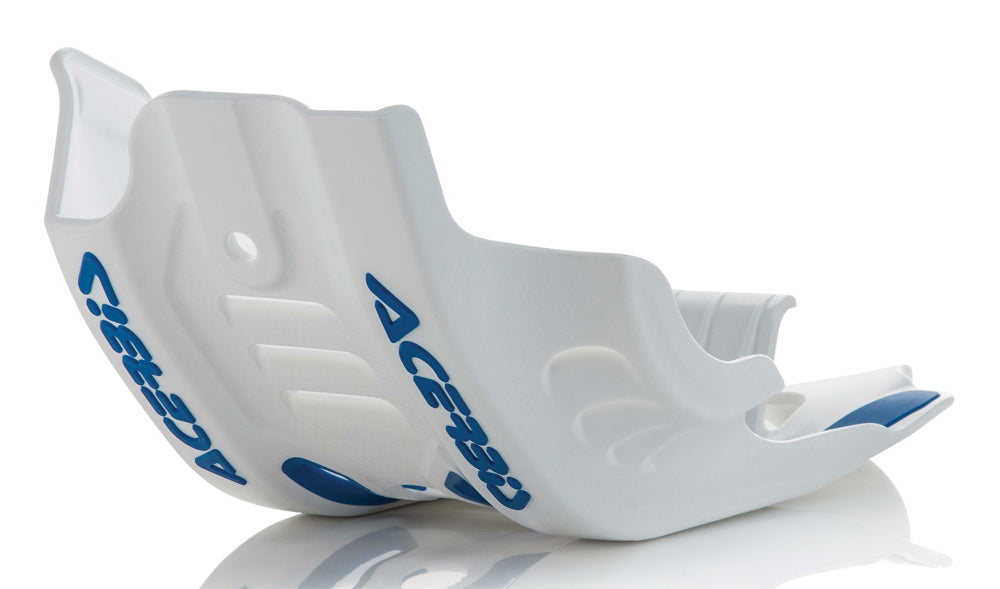 Skid Plate White/Blue
