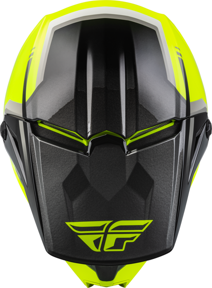 Youth Kinetic Vision Helmet Hi Vis/Black Yl