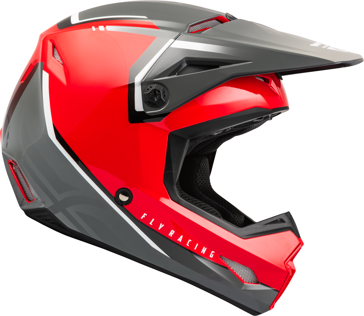 Youth Kinetic Vision Helmet Red/Grey Yl