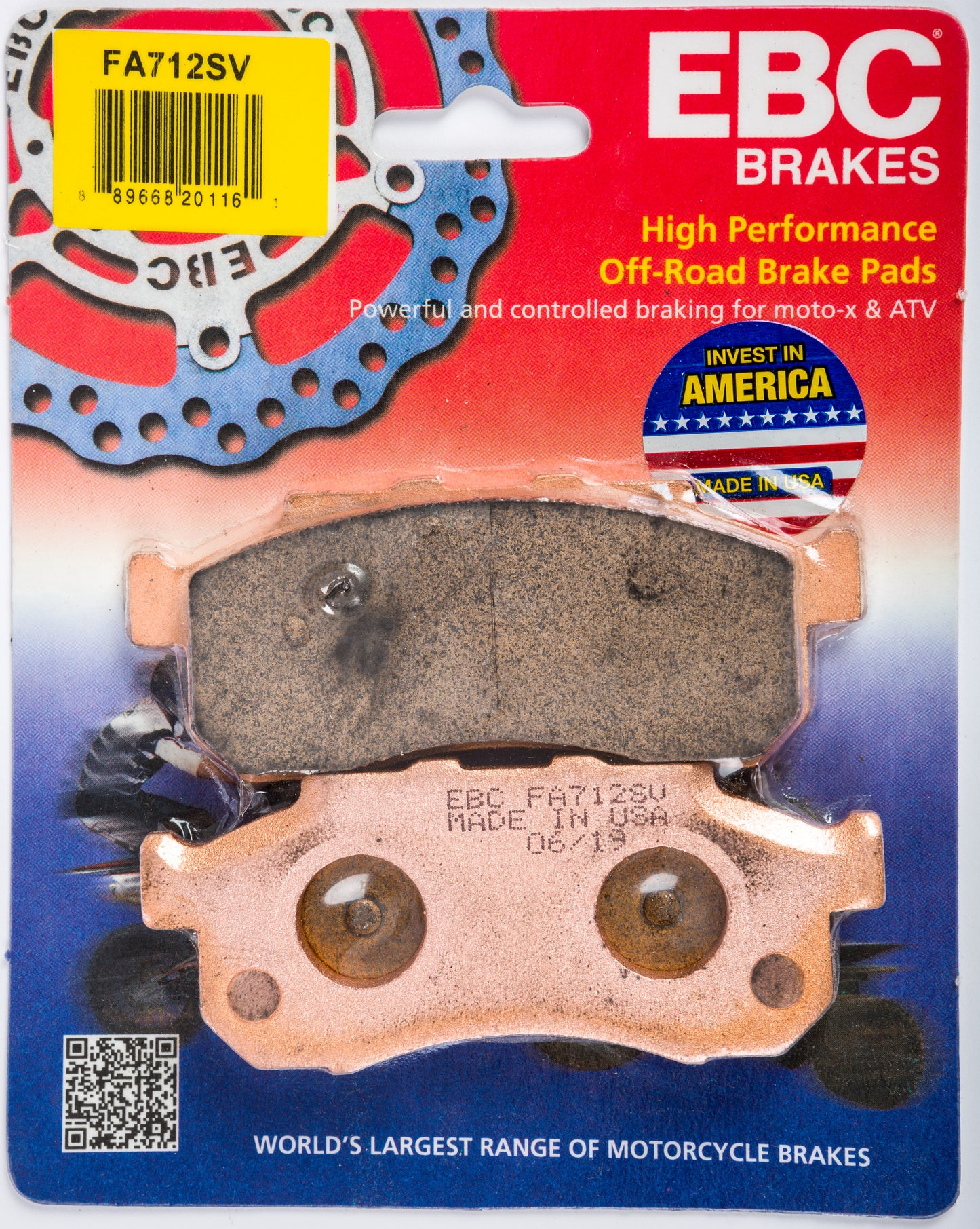 Brake Pads Fa712sv Severe Duty Sv Series