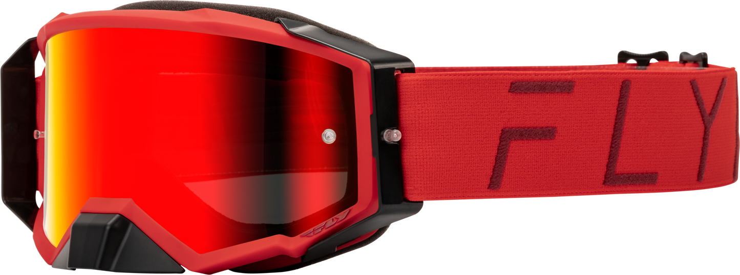 Zone Pro Goggle Red W/ Red Mirror/Smoke Lens