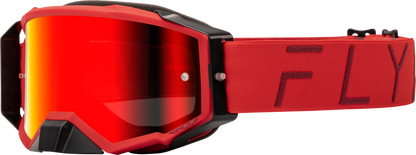 Zone Pro Goggle Red W/ Red Mirror/Smoke Lens