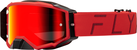 Zone Pro Goggle Red W/ Red Mirror/Smoke Lens