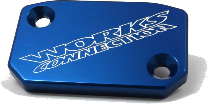 Billet Front Brake Cover Blue Husky
