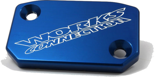 Billet Front Brake Cover Blue Husky