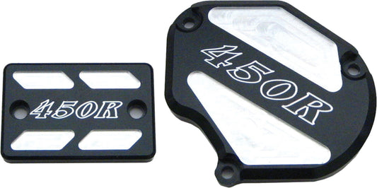 Throttle & Brake Cover Set (Black Logo)