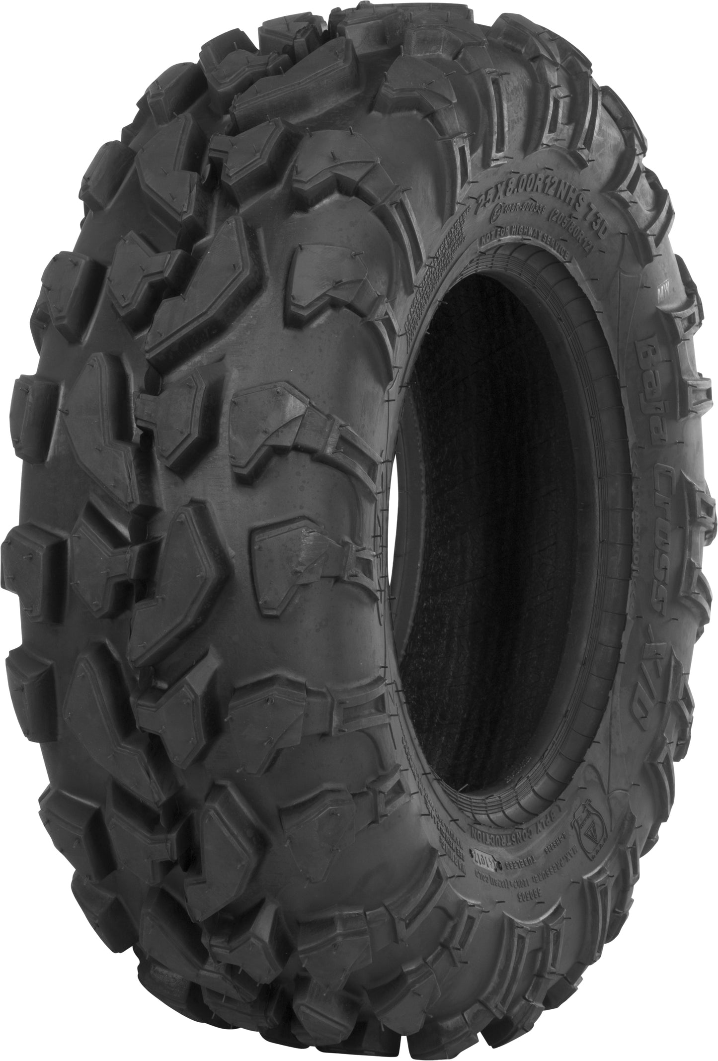 Tire Bajacross Rear 25x10r12 Lr 990lbs Radial
