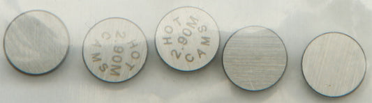 Valve Shims 7.48x2.90mm 5/Pk