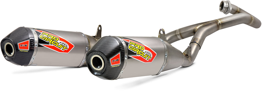 Ti 6 Ti Dual Exhaust System Crf450r '17 18 450rx '17 18