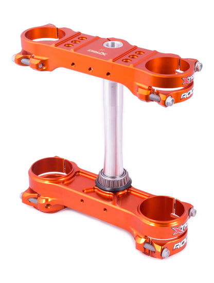 Rocs Tech Clamp Set Orange Ktm 20mm