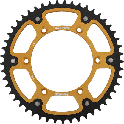 Rear Stealth Sprocket Alu/Stl 49t 520 Gld Suz