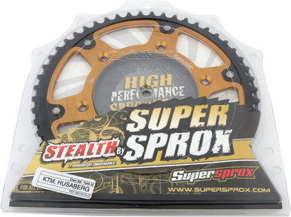 Rear Stealth Sprocket Alu/Stl 52t 520 Gld Hus/Husq/Ktm