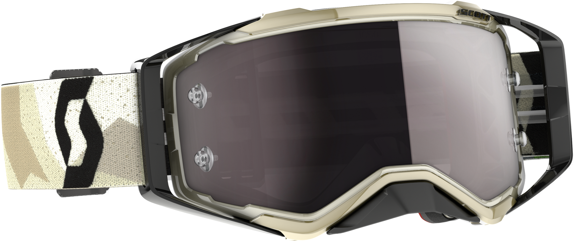 Prospect Camo Goggle Beige/ Black Silver Chrome Works