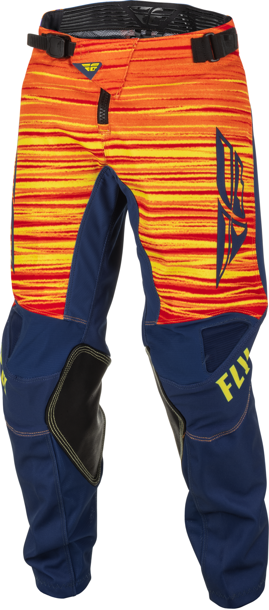 Youth Kinetic Wave Pants Navy/Yellow/Red Sz 18