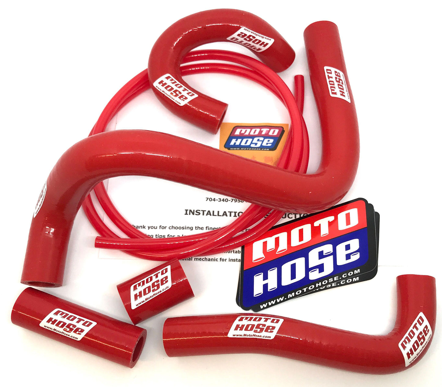 Hose Kit Red Suz Rmz450