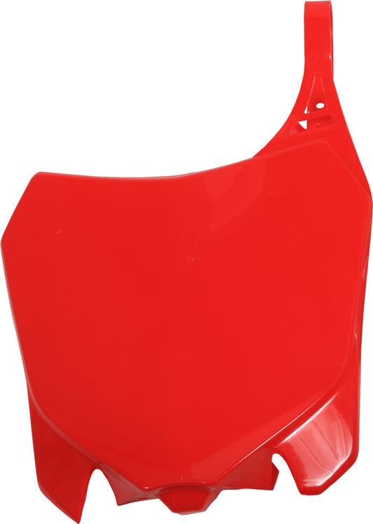 Front Number Plate Red