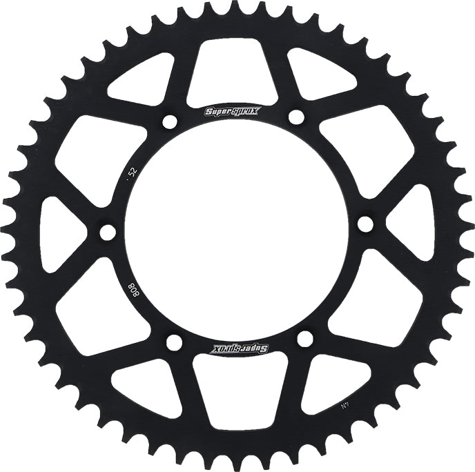 Rear Sprocket Aluminum 52t 520 Blk Kaw/Suz