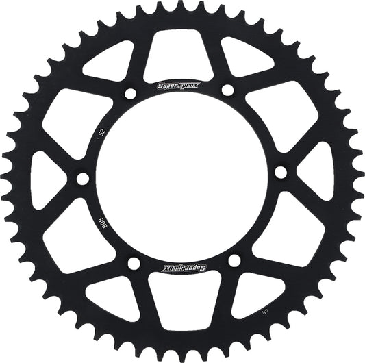 Rear Sprocket Aluminum 52t 520 Blk Kaw/Suz