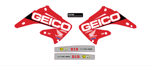 Complete Kit 20 Geico Hon Crf 150r (07 20) Blk Bg