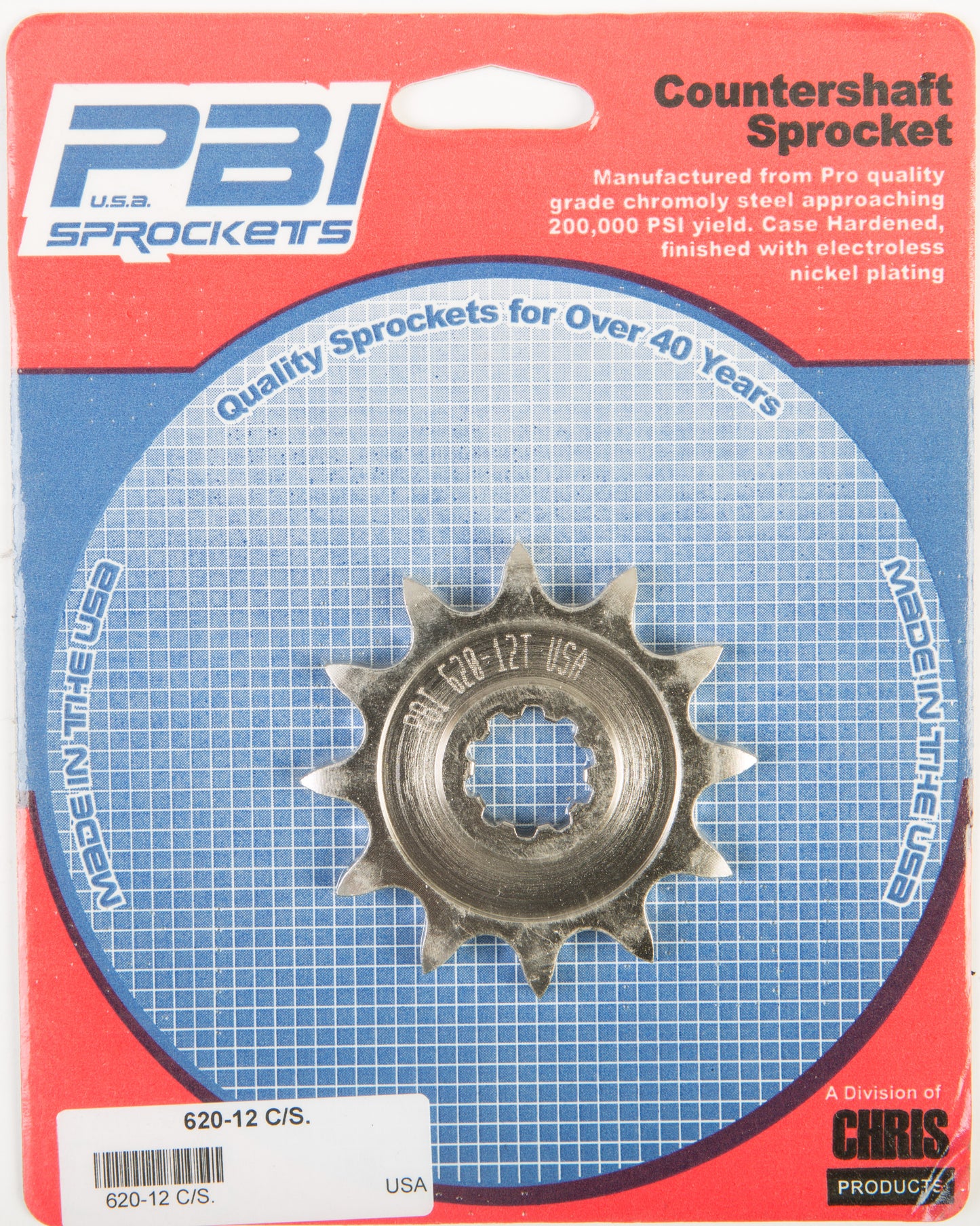 Front Cs Sprocket Steel 12t 520 Kaw/Suz