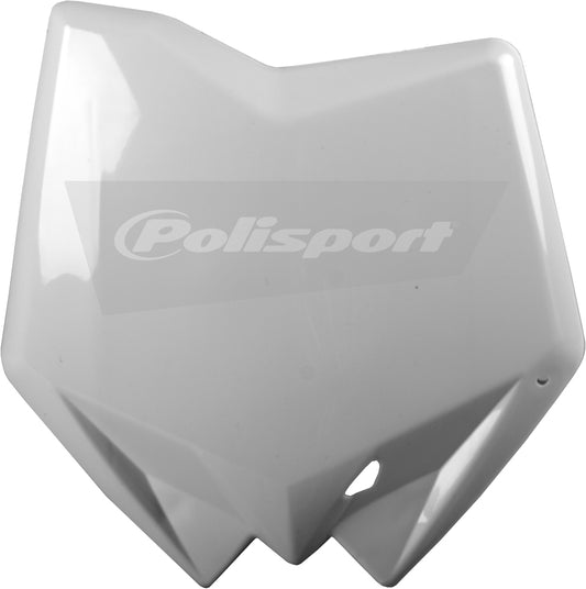 Front Number Plate White