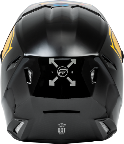 Youth Kinetic Menace Helmet Black/Sunrise Yl