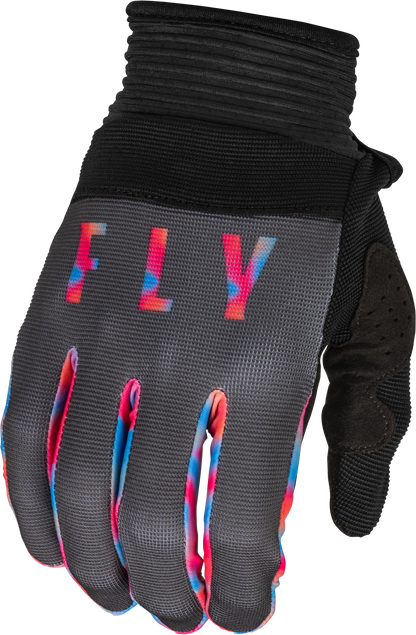 Youth F 16 Gloves Grey/Pink/Blue Ym