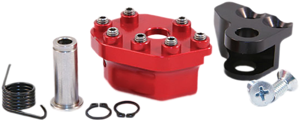 Rotating Rear Brake Lever Tip Red