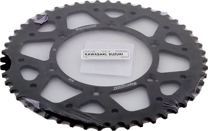 Rear Sprocket Steel 52t 520 Blk Kaw/Suz