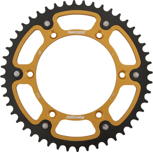 Rear Stealth Sprocket Alu/Stl 48t 520 Gld Yam