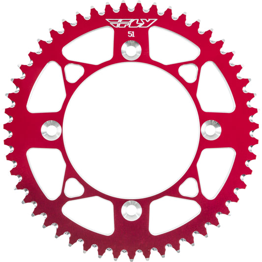 Rear Sprocket Aluminum 51t 420 Red Hon