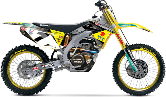 2014 Yoshimura Suz Silve R Team Kit Rmz 450 Wht