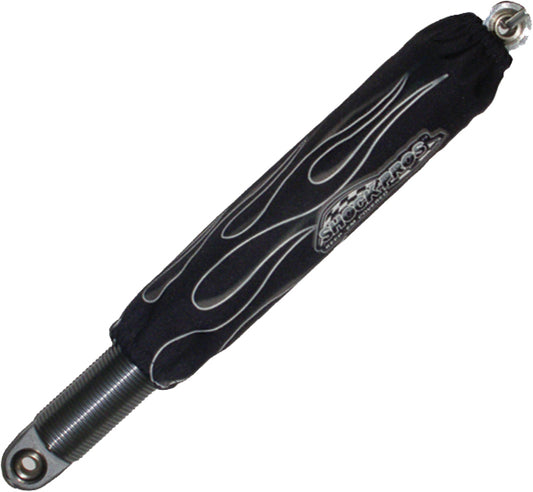 Shock Covers Black W/Black Flames