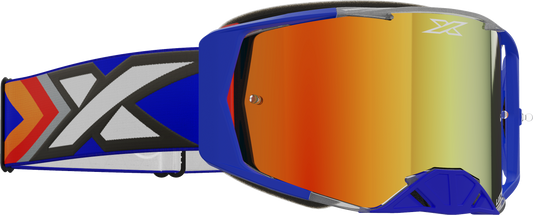 Lucid Goggle True Blue Red Mirror