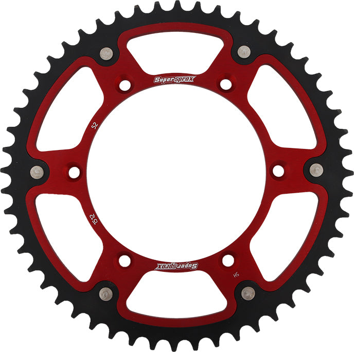 Rear Stealth Sprocket Alu/Stl 52t 520 Red Husq