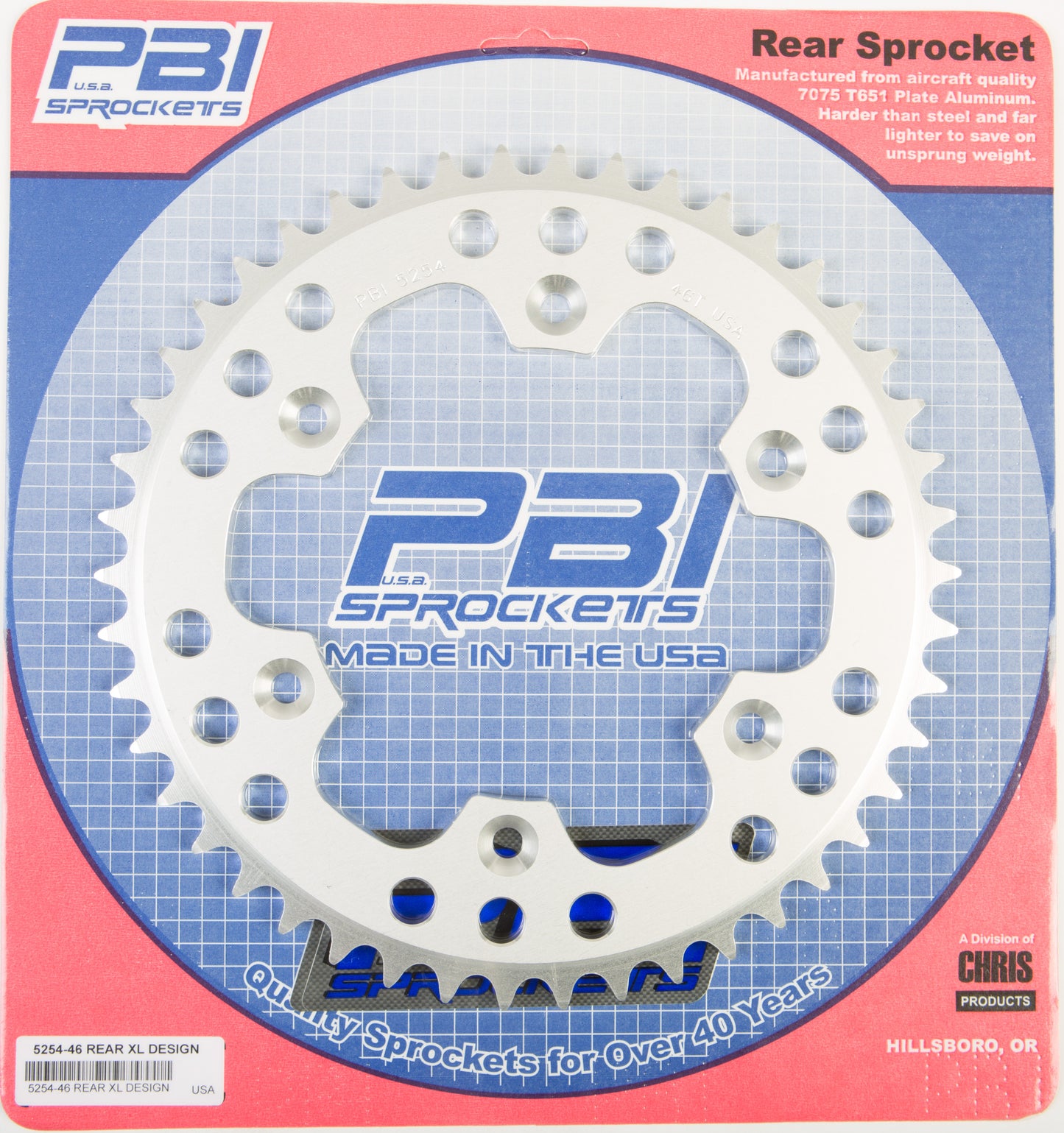 Rear Sprocket Aluminum 46t 520 Hus/Husq/Ktm