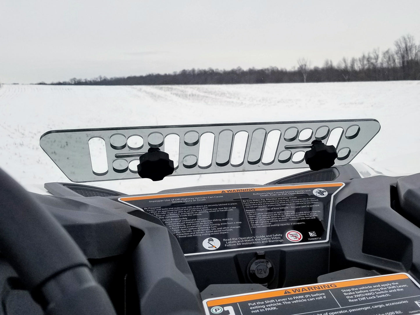 Full Windshield Dual Vent Can Maverick Trail