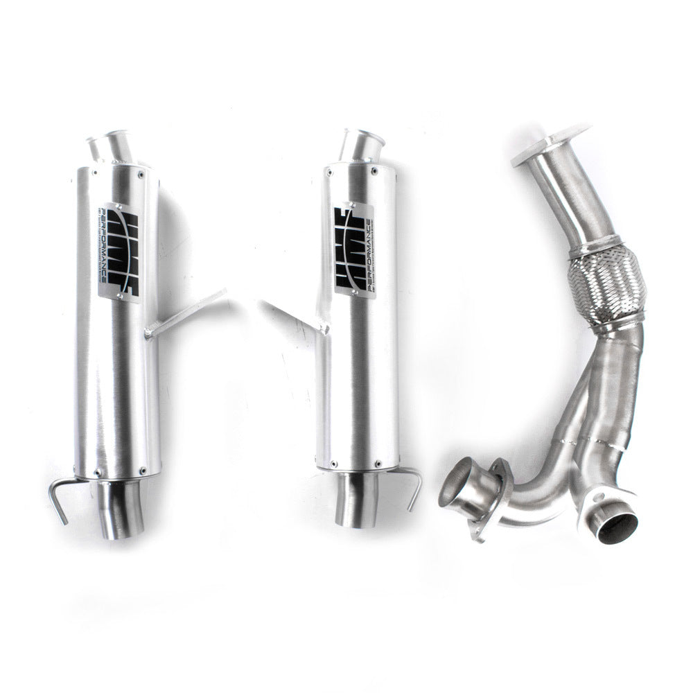 Utility Performance Dual 3/4 Exhaust Brushed
